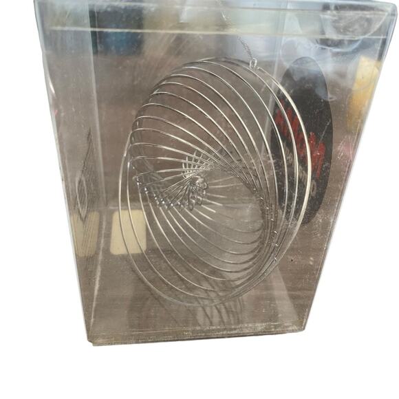 MoMA 2003 Ornament Silver Spiraling Sphere - Picture 5 of 8